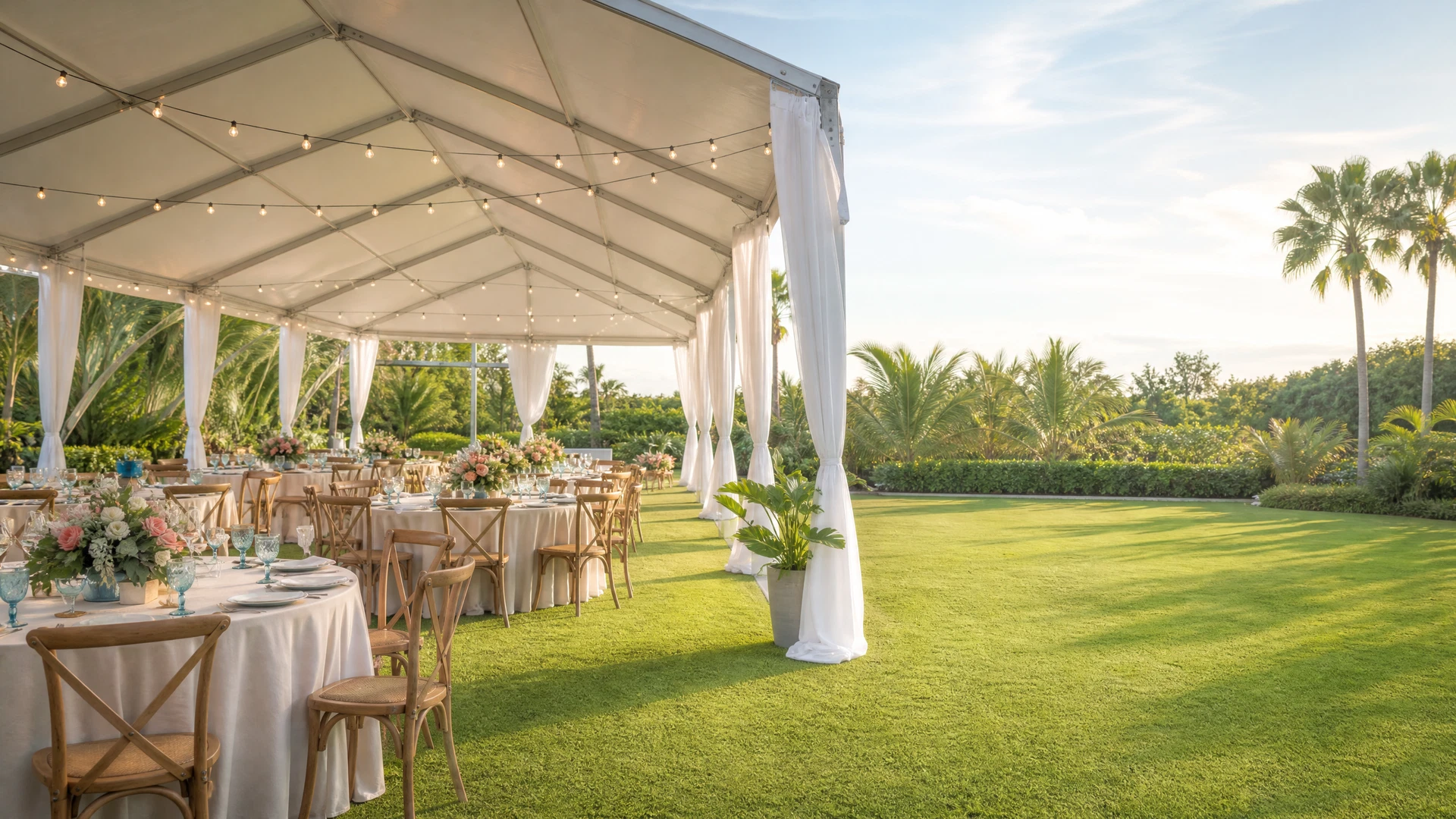 How Much Do Party Tent, Table, and Chair Rentals Cost in Tampa Bay?