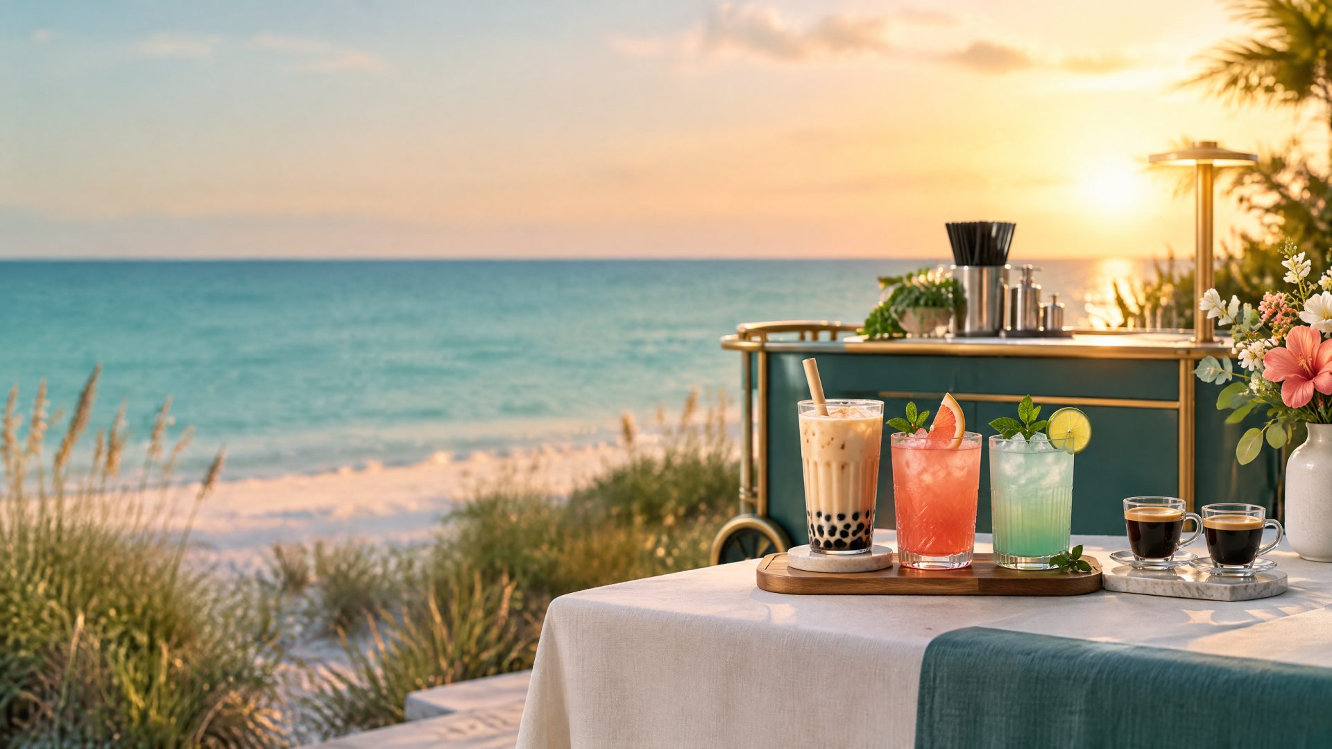 Mobile Beverage Services in Tampa Bay: Boba Bars, Mocktails, Coffee Trailers, and Mobile Bars for Parties