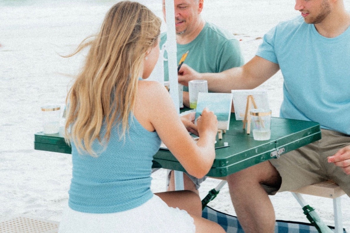 Painting With Ocean Water!