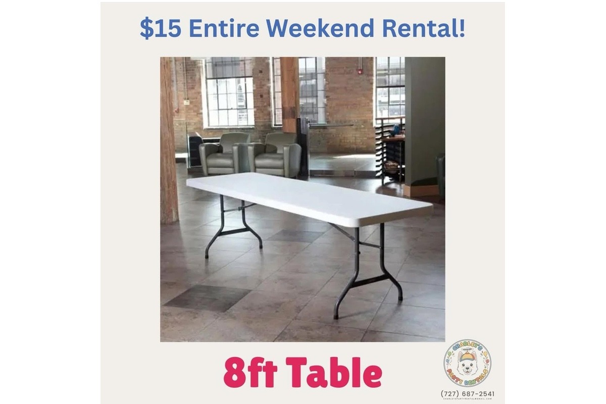 8ft table
