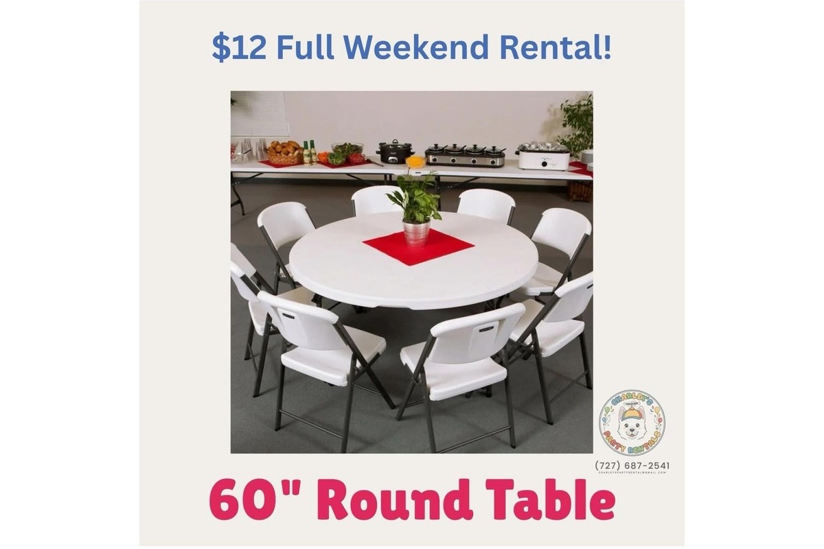60inch round table