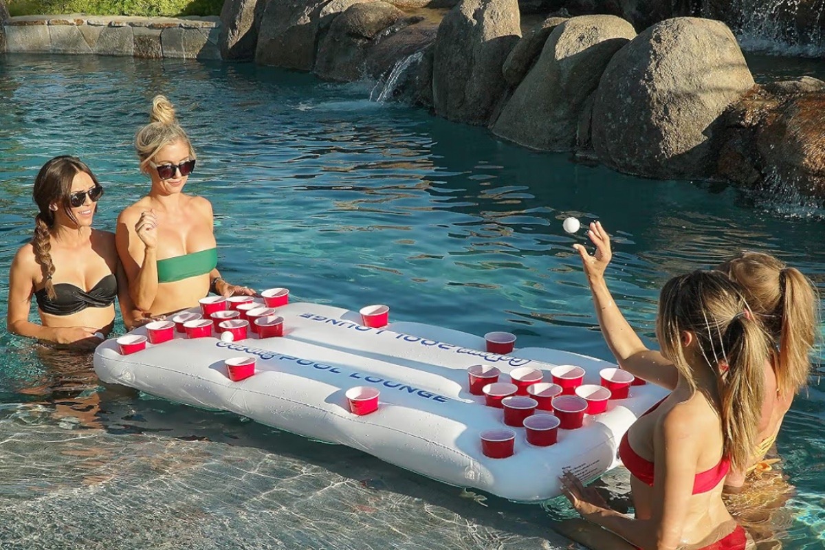 🏖️ FLOAT PONG RENTAL – $15 ENTIRE WEEKEND! 🏖️