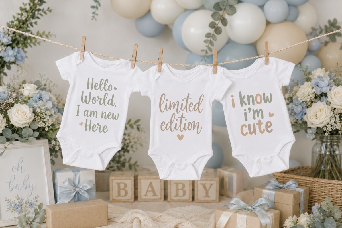 Baby Shower Onesie Bar