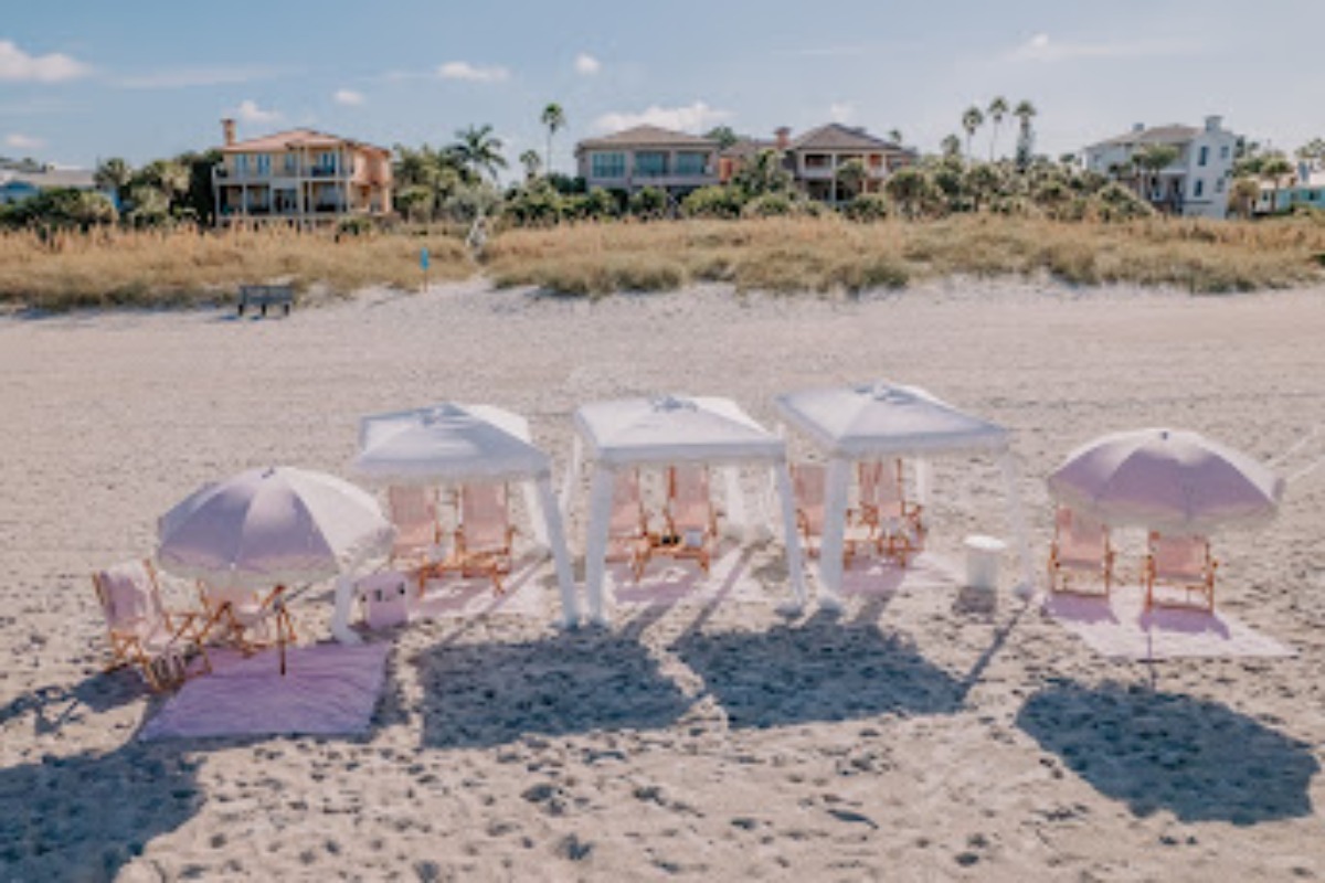 The Triple Cabana + Double Umbrella