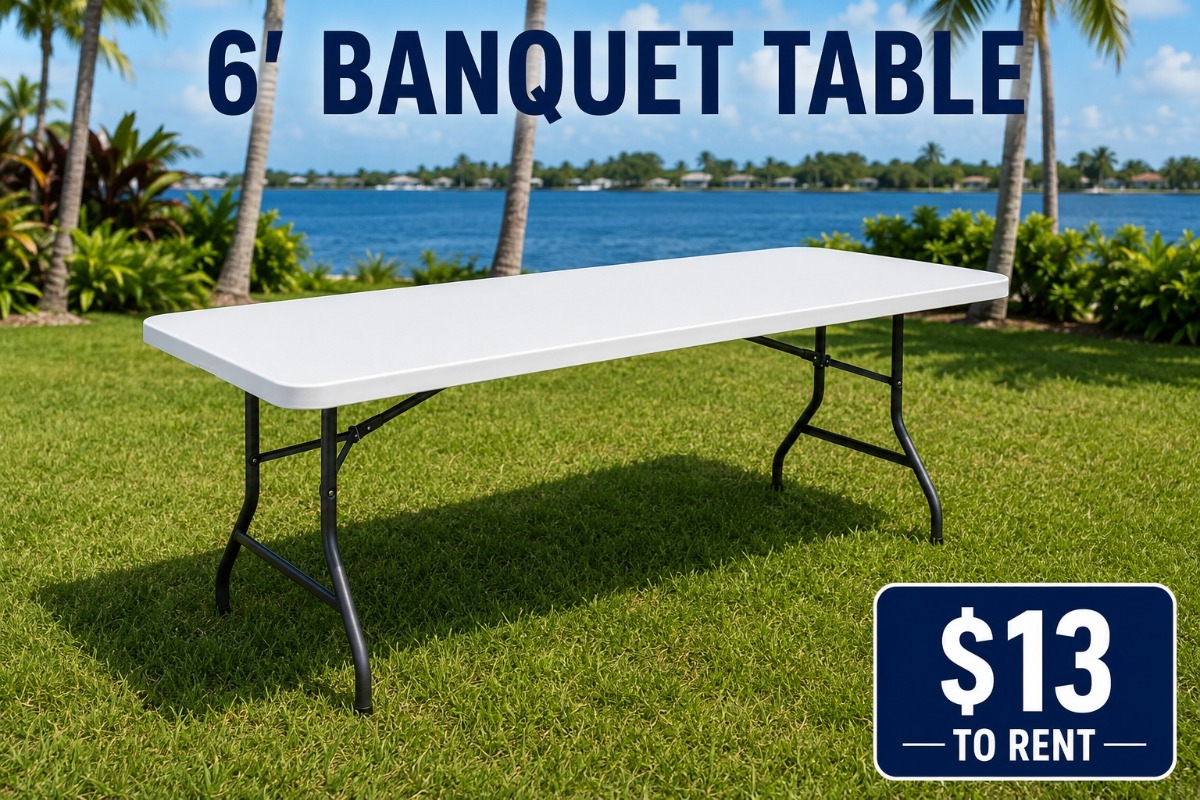 6 ft. Table