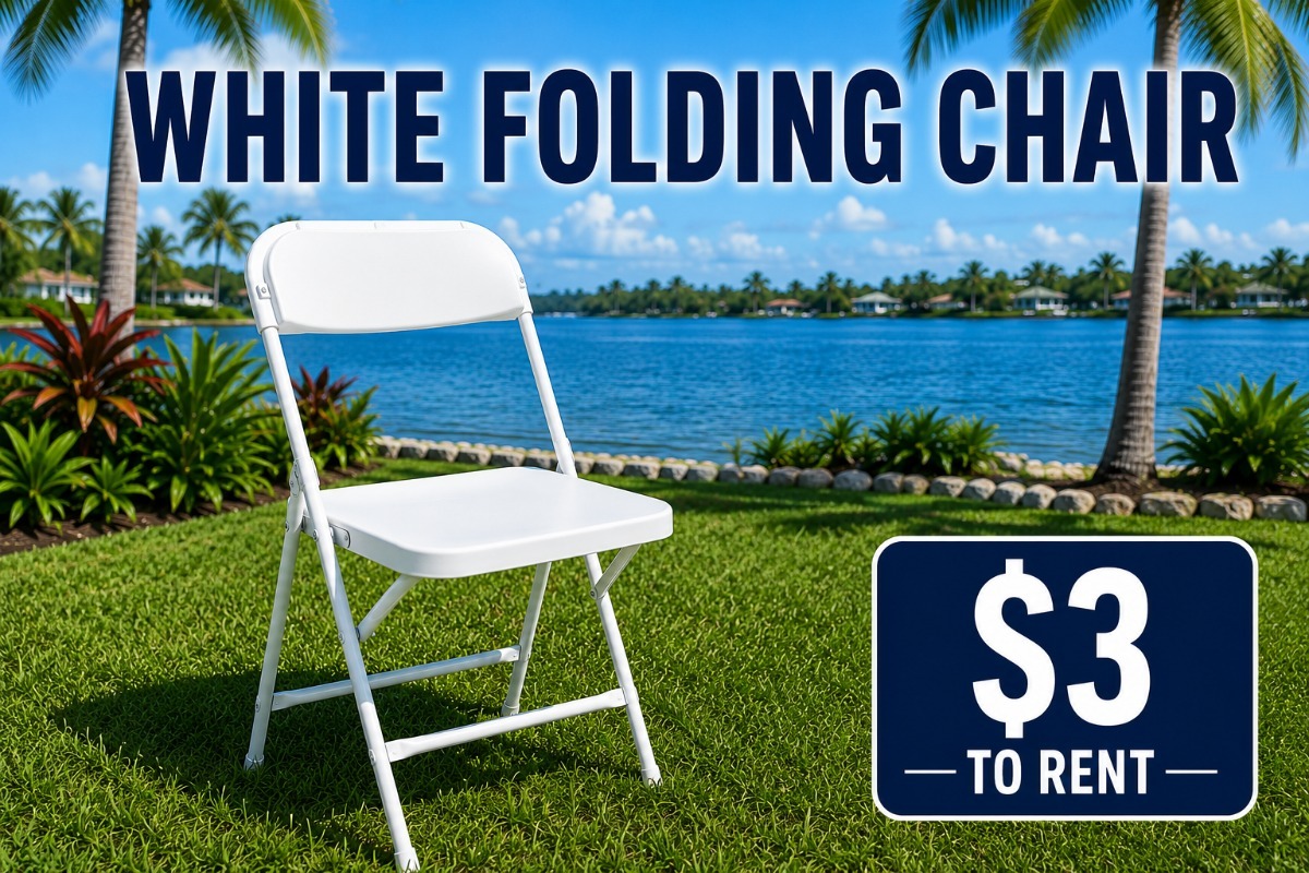 White Folding Chair