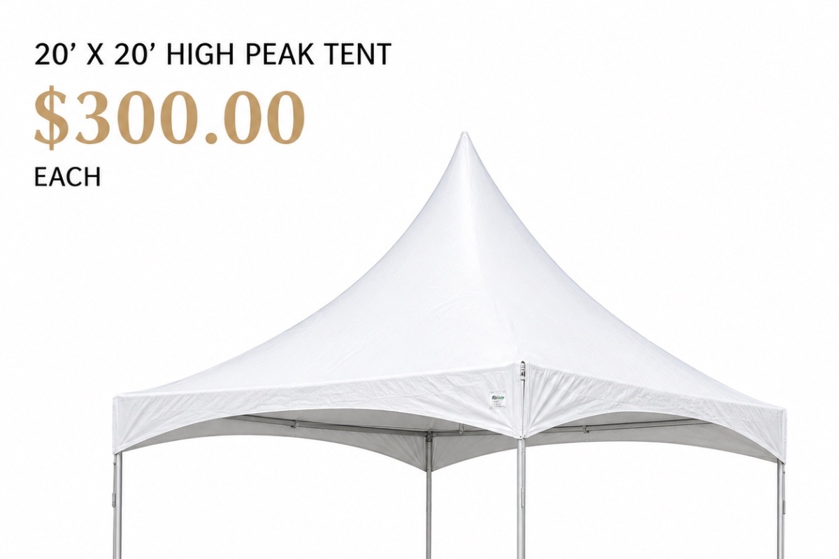 20x20 High Peak Event Tent
