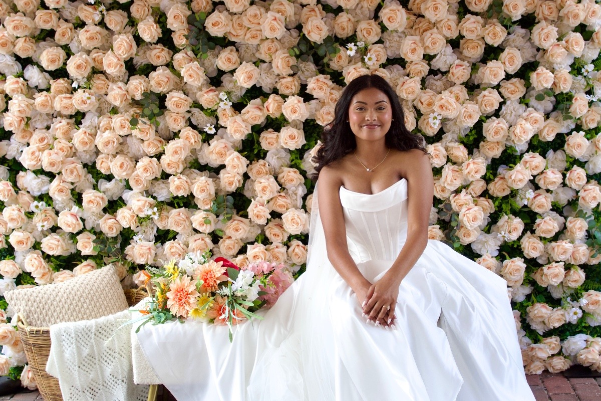 Champagne Luxe Flower Wall
